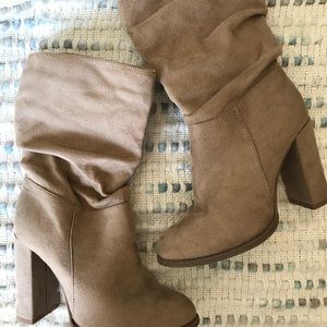 TAN BOOTIES